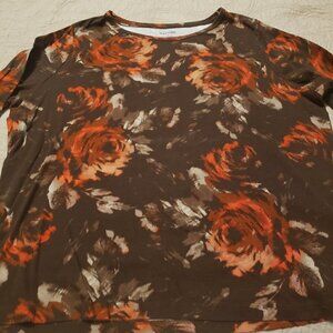 St John's Bay Long Sleeve Scoop Neck T-Shirt